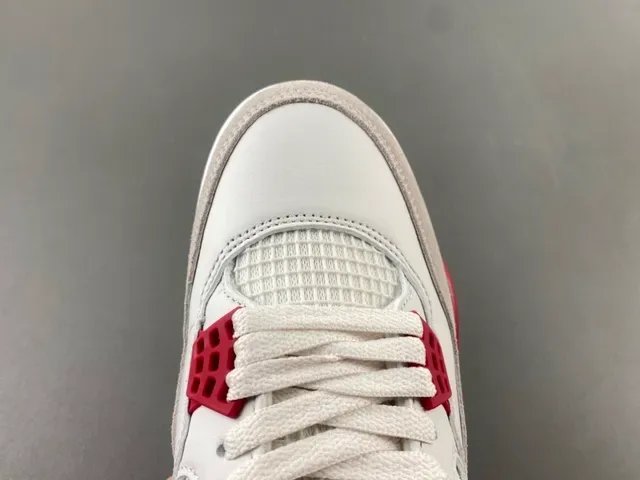 Air Jordan 4 White Red Gum Chaussures de Basketball 5