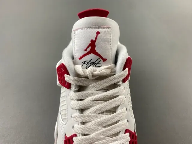Air Jordan 4 White Red Gum Chaussures de Basketball 6