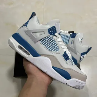 Air Jordan 4 白皇家蓝篮球鞋