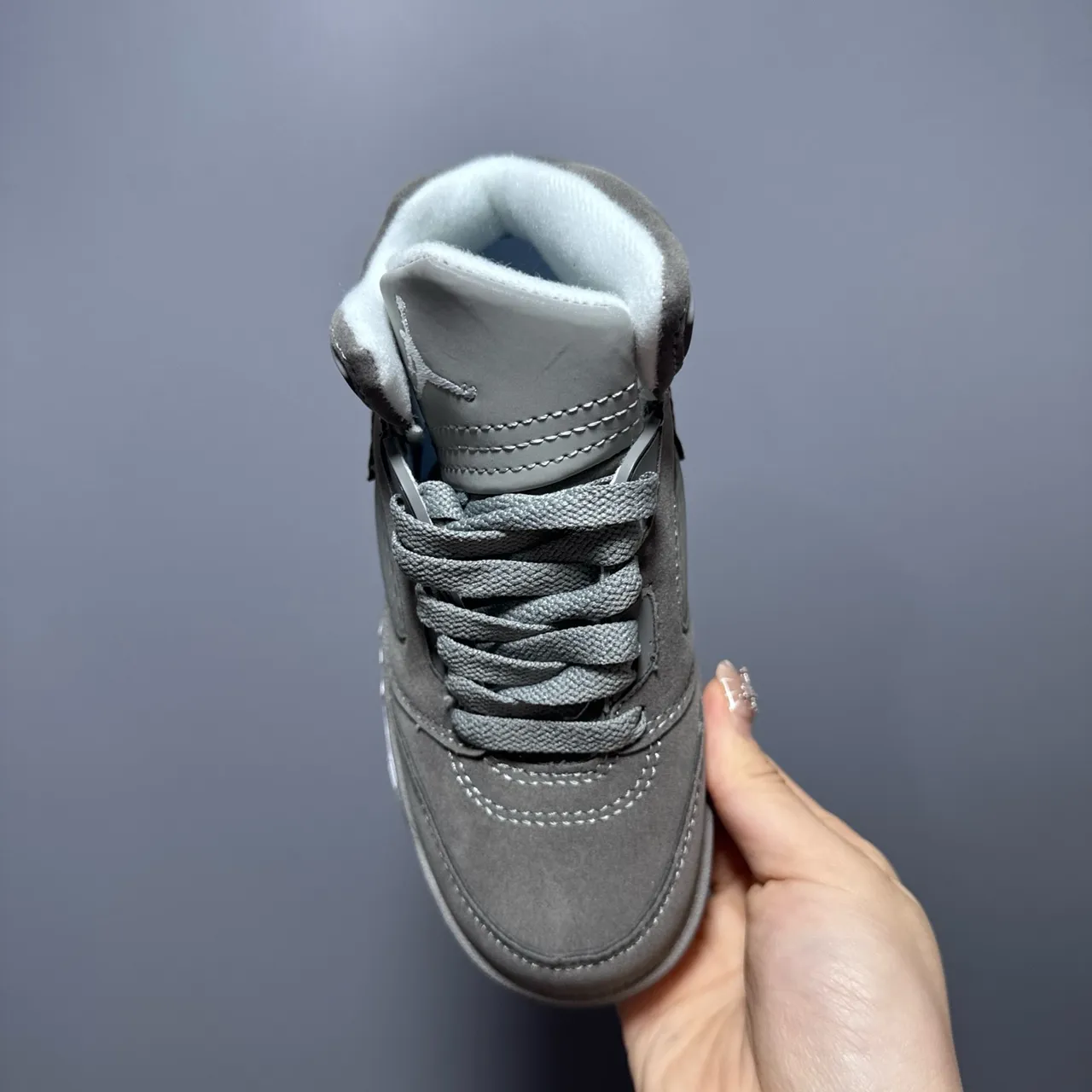 Air Jordan 5 Noir Blanc Rouge Chaussures de basketball pour enfant 19