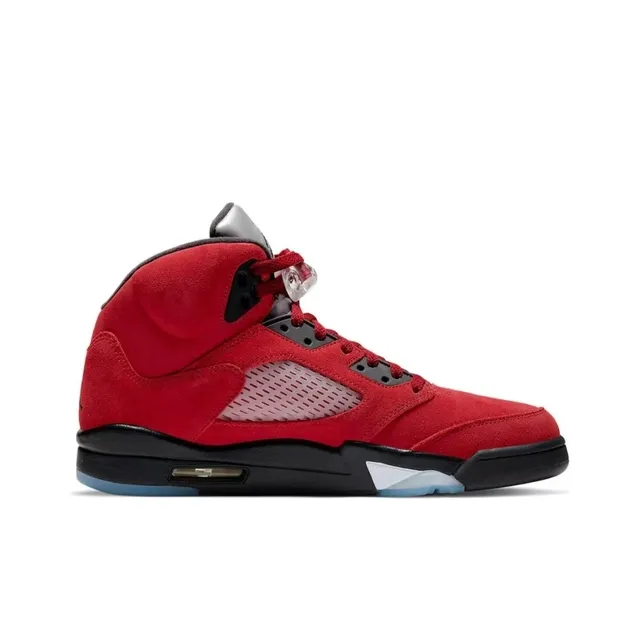 Air Jordan 5 Red Black Blue Basketball Shoes 3
