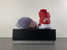 Air Jordan 5 Red White Black Basketball Shoes 16