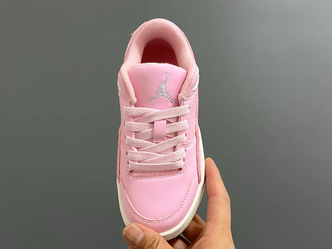 حذاء كرة السلة للأطفال Air Jordan Flight Court أبيض وأسود 19