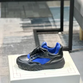 Alexander McQueen Oversized Sneaker Black and Royal Blue Lifestyle Sneakers