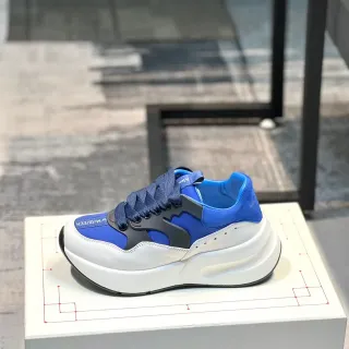 Alexander McQueen Oversized Sneaker Blue and White Chunky Sneakers