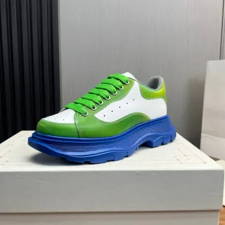 Alexander McQueen Oversized Sneaker White Green Blue Chunky Sneakers