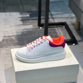 Alexander McQueen Oversized Sneaker White Orange Purple Lifestyle Sneakers