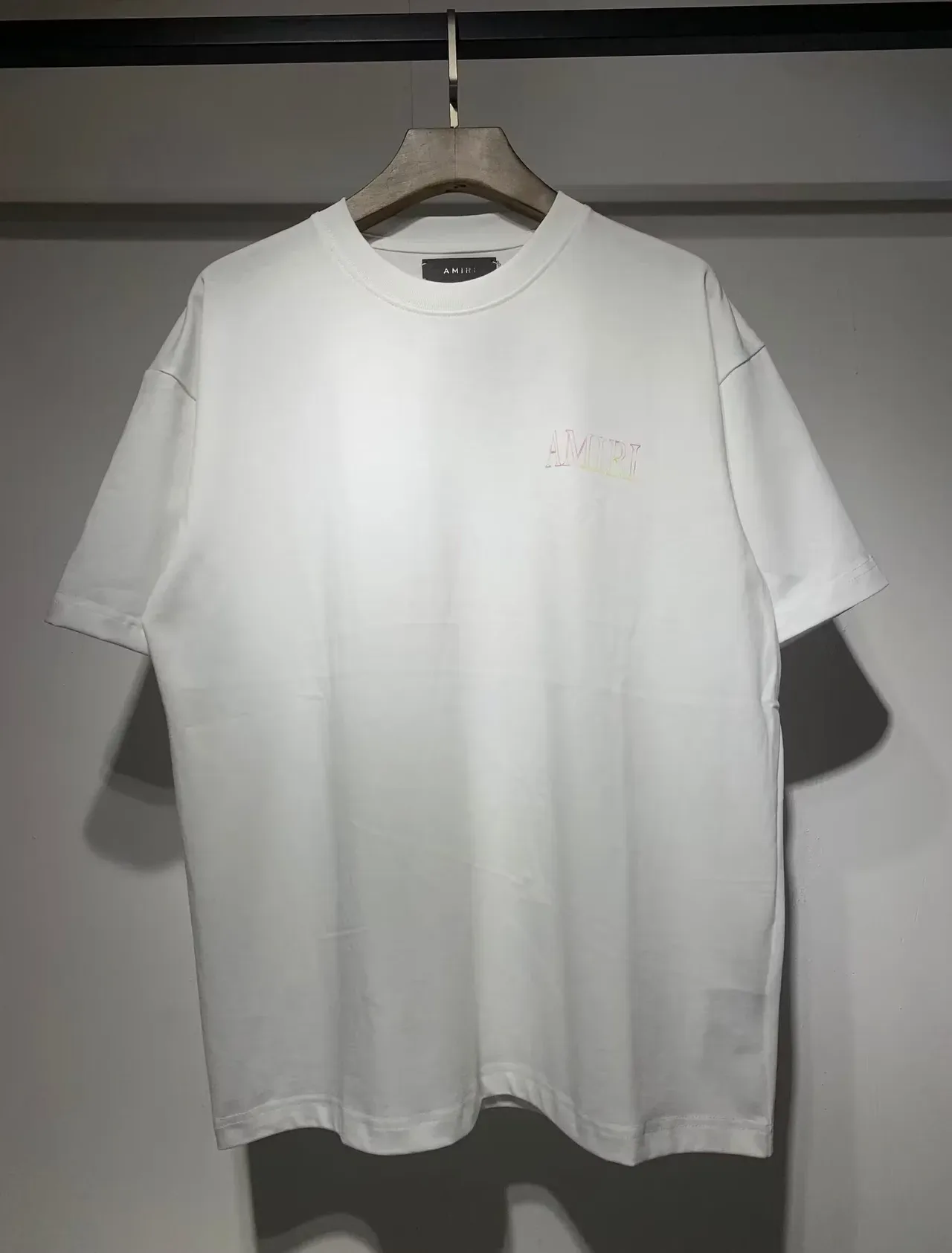 Amiri Bandana Print Rainbow Gradient T-Shirt 7
