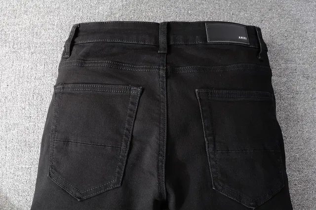 Amiri Black Washed Slim-Straight Jeans 2