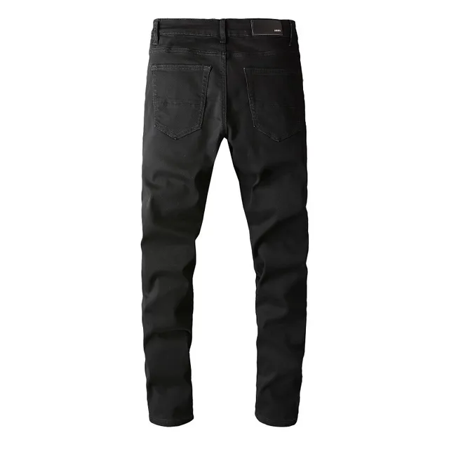 Amiri Black Washed Slim-Straight Jeans 3
