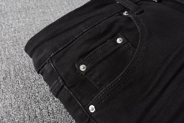 Amiri Black Washed Slim-Straight Jeans 5