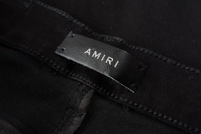 Amiri Black Washed Slim-Straight Jeans 12