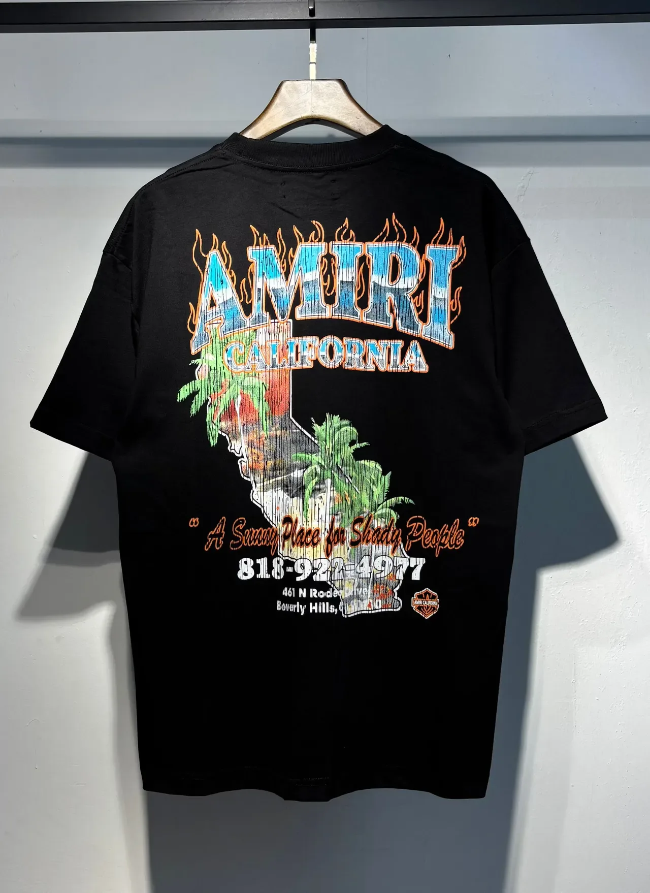 Amiri California Graphic Print Oversized T-Shirt 11