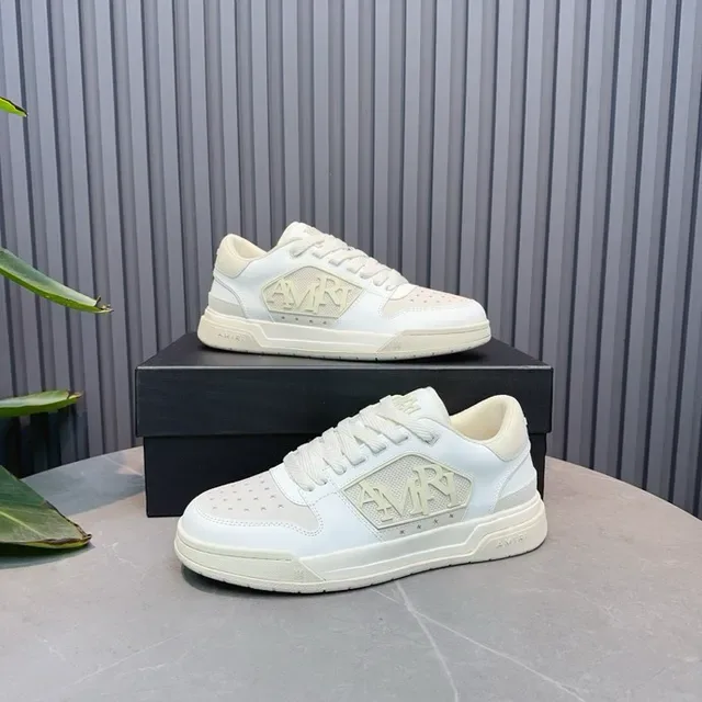 Amiri MA Court Off-White Monogram Sneakers Lifestyle 3