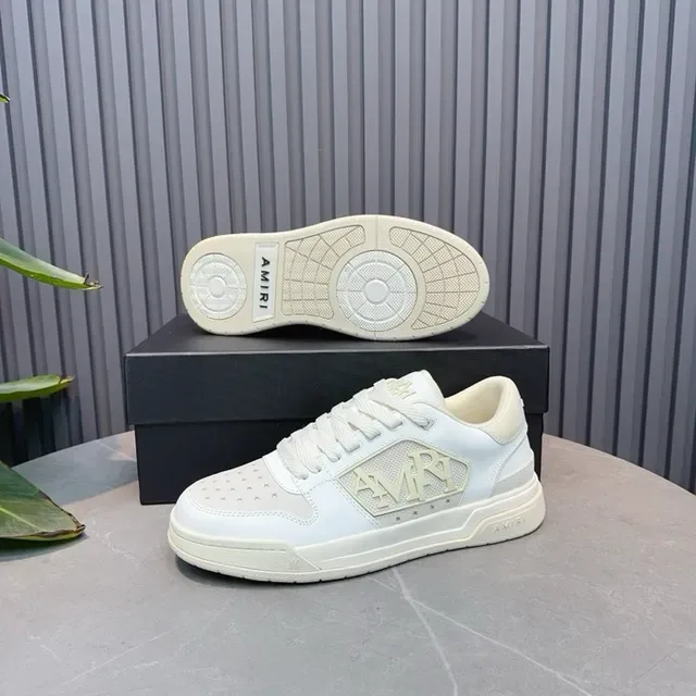 Amiri MA Court Off-White Monogram Sneakers Lifestyle 4