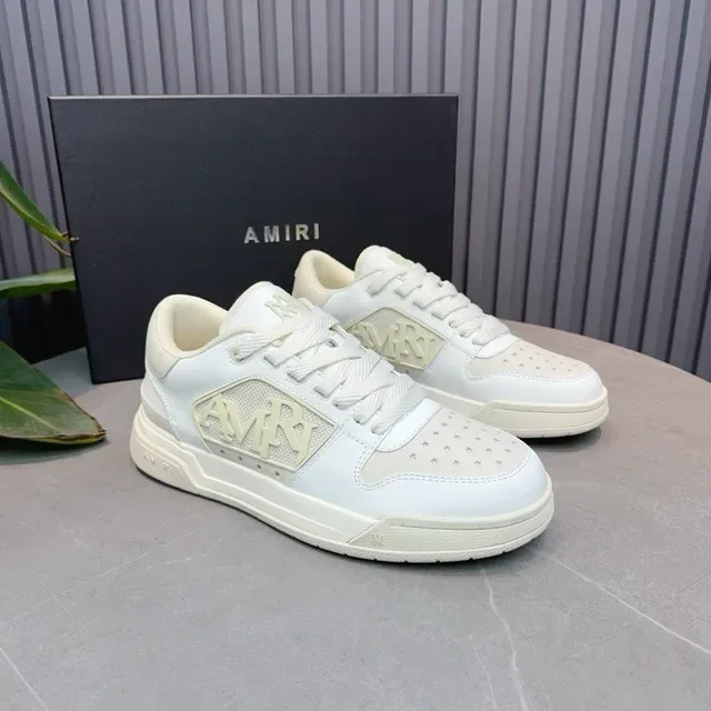 Amiri MA Court Off-White Monogram Sneakers Lifestyle 5