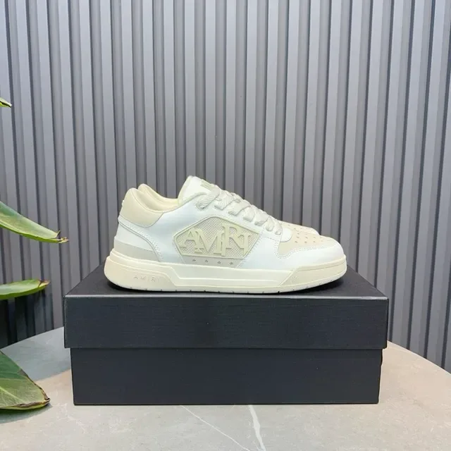 Amiri MA Court Off-White Monogram Sneakers Lifestyle 8