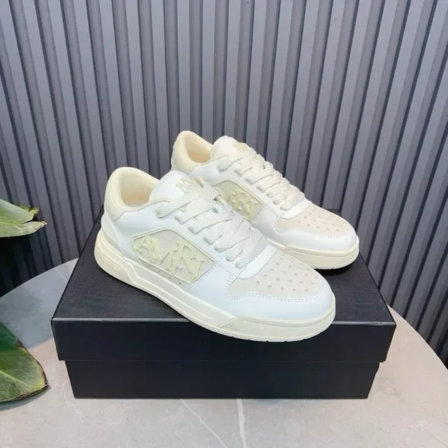 Amiri MA Court Off-White Monogram Sneakers Lifestyle 9