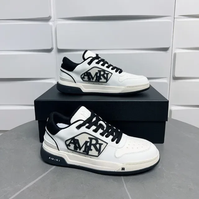 Amiri MA Court White and Black Lifestyle Sneakers 5