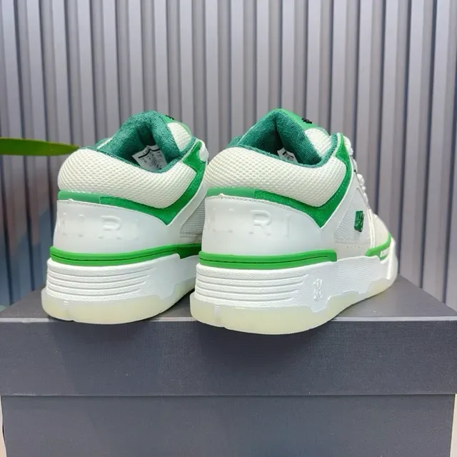 Amiri MA Court White and Green Lifestyle Sneakers 6