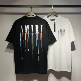 Amiri Paint-Drip Logo Graphic T-Shirt