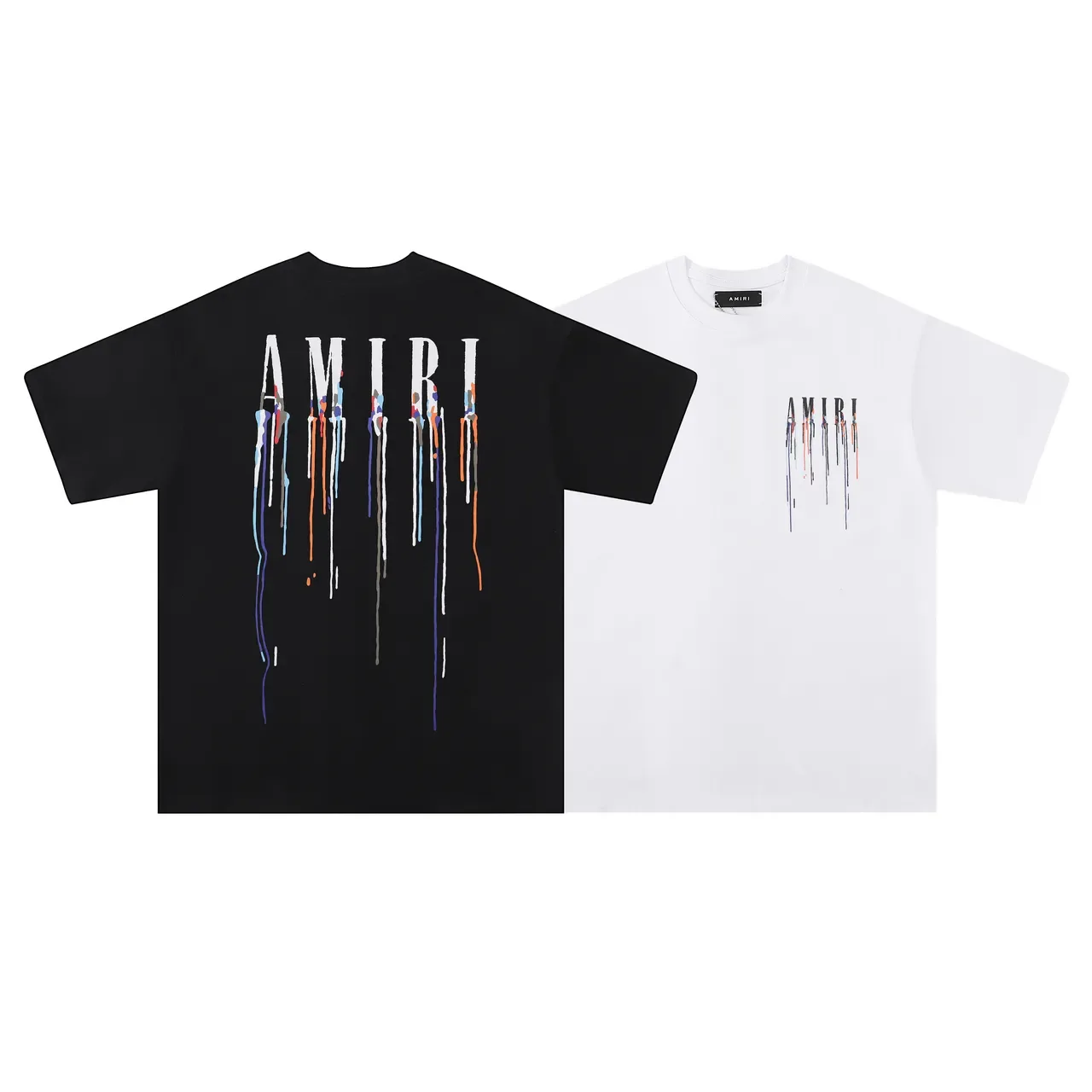 Amiri Paint-Drip Logo Graphic T-Shirt 7