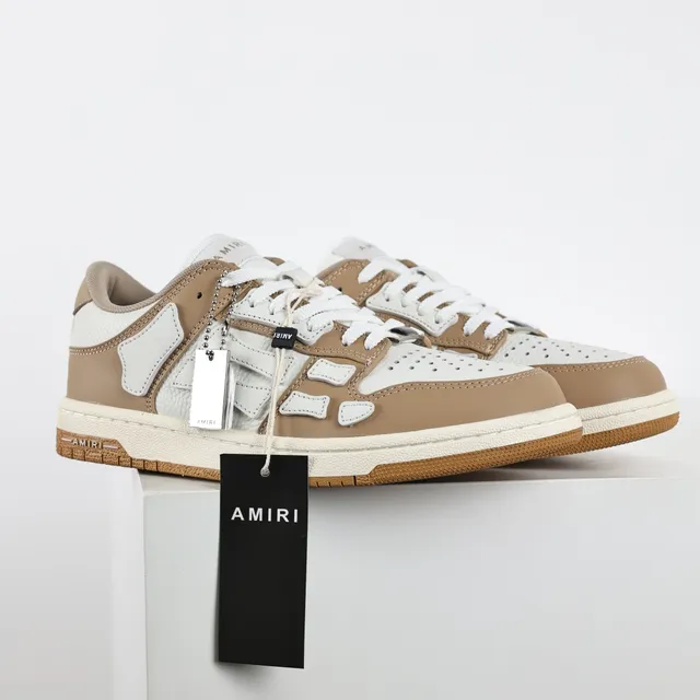 Amiri Skel Top Beige et Blanc Sneakers Lifestyle 3