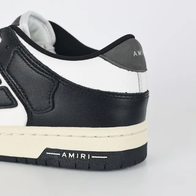 Amiri Skel Top Low Black White Cream Lifestyle Sneakers 4