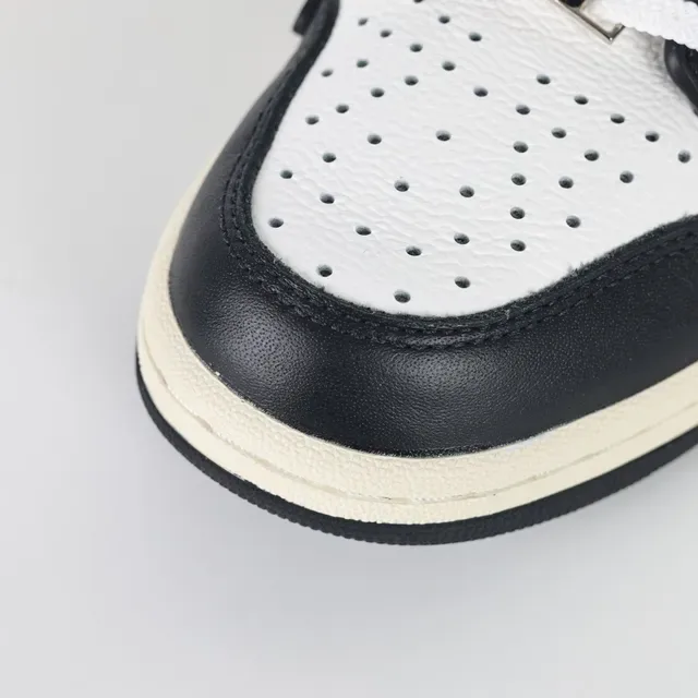 Amiri Skel Top Low Black White Cream Lifestyle Sneakers 5