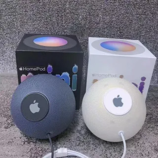 Apple HomePod mini Blue Beige Spherical Mesh-Fabric Smart Speaker