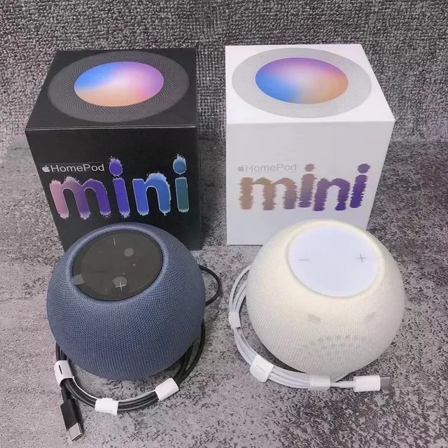 Apple HomePod mini Altavoz inteligente de tela de malla esférica azul beige 2
