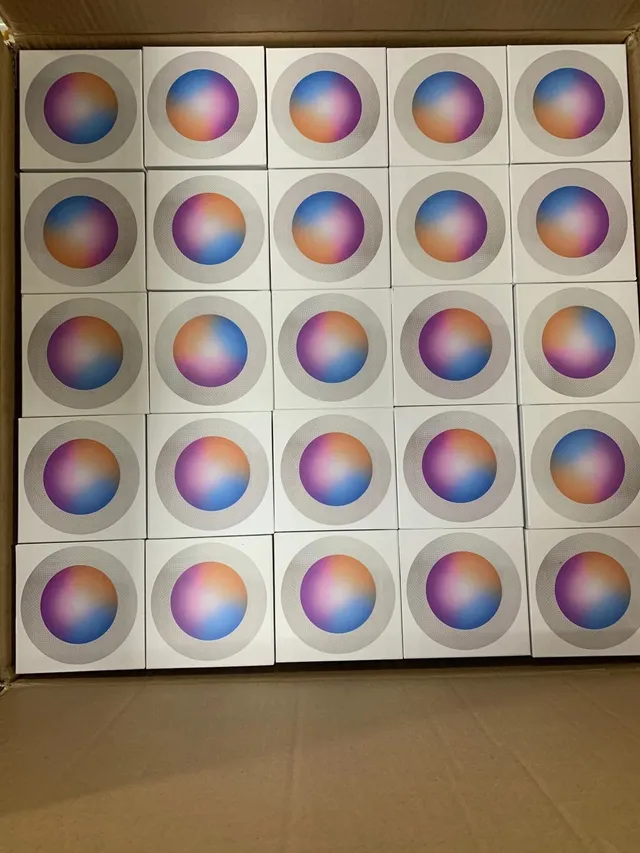 Apple HomePod mini Altavoz inteligente de tela de malla esférica azul beige 4
