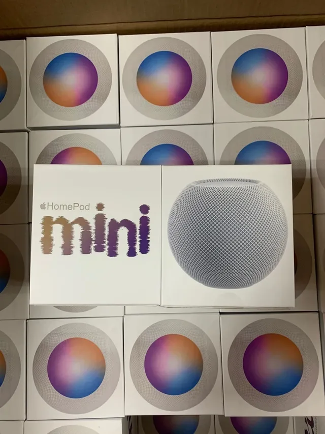 Apple HomePod mini Altavoz inteligente de tela de malla esférica azul beige 5
