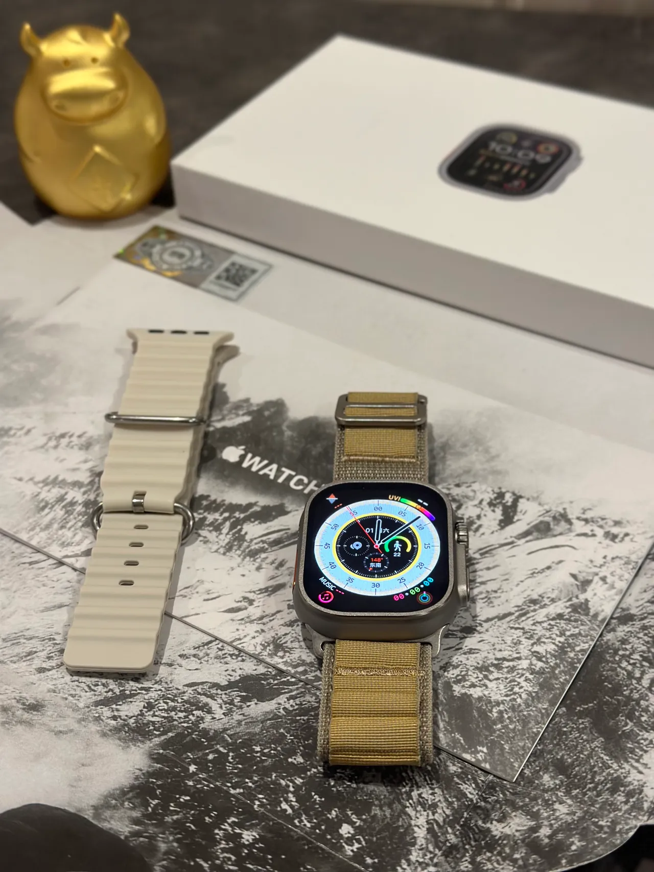 Apple Watch Ultra Titanium Gray Sports Watch 2