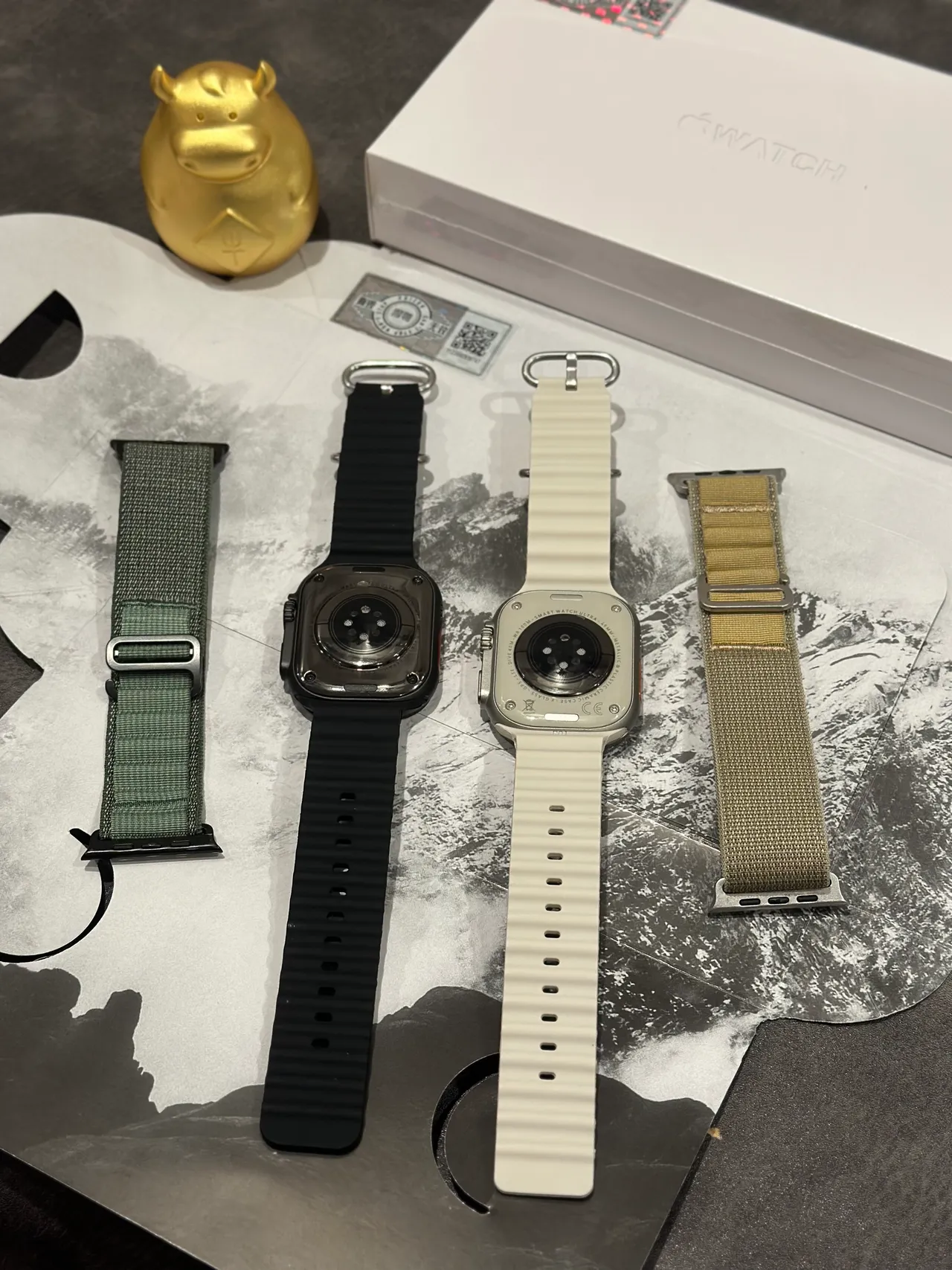 Apple Watch Ultra Titanium Gray Sports Watch 6