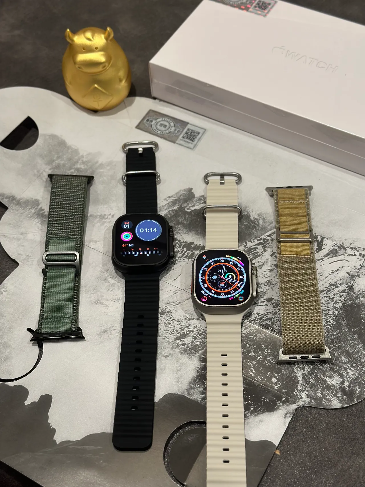 Apple Watch Ultra Titanium Gray Sports Watch 8