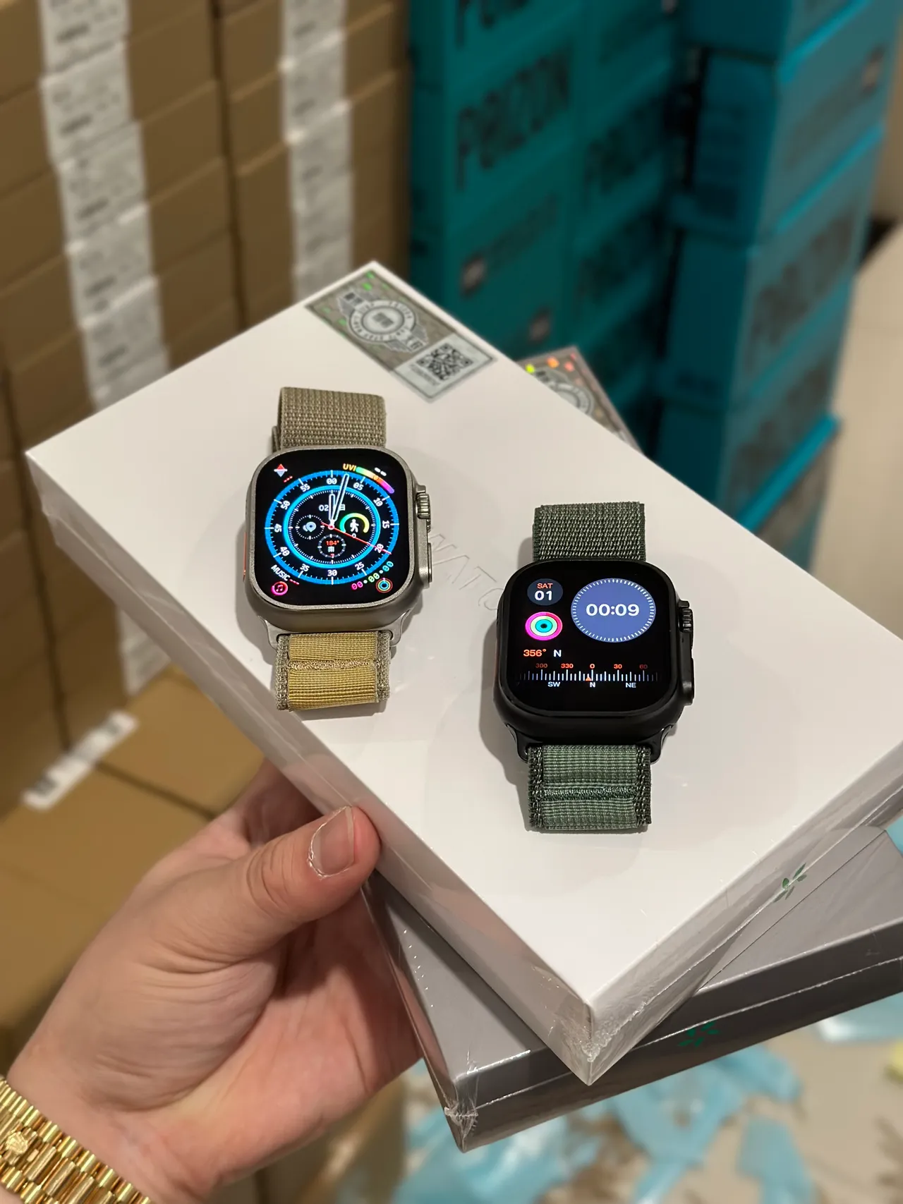 Apple Watch Ultra Titanium Gray Sports Watch 10