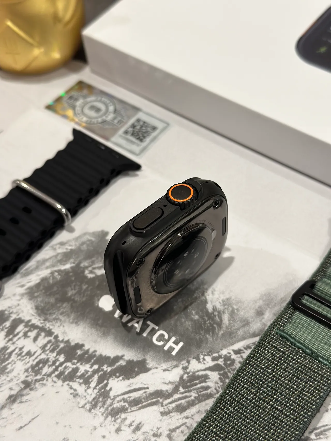 Apple Watch Ultra Titanium Gray Sports Watch 13