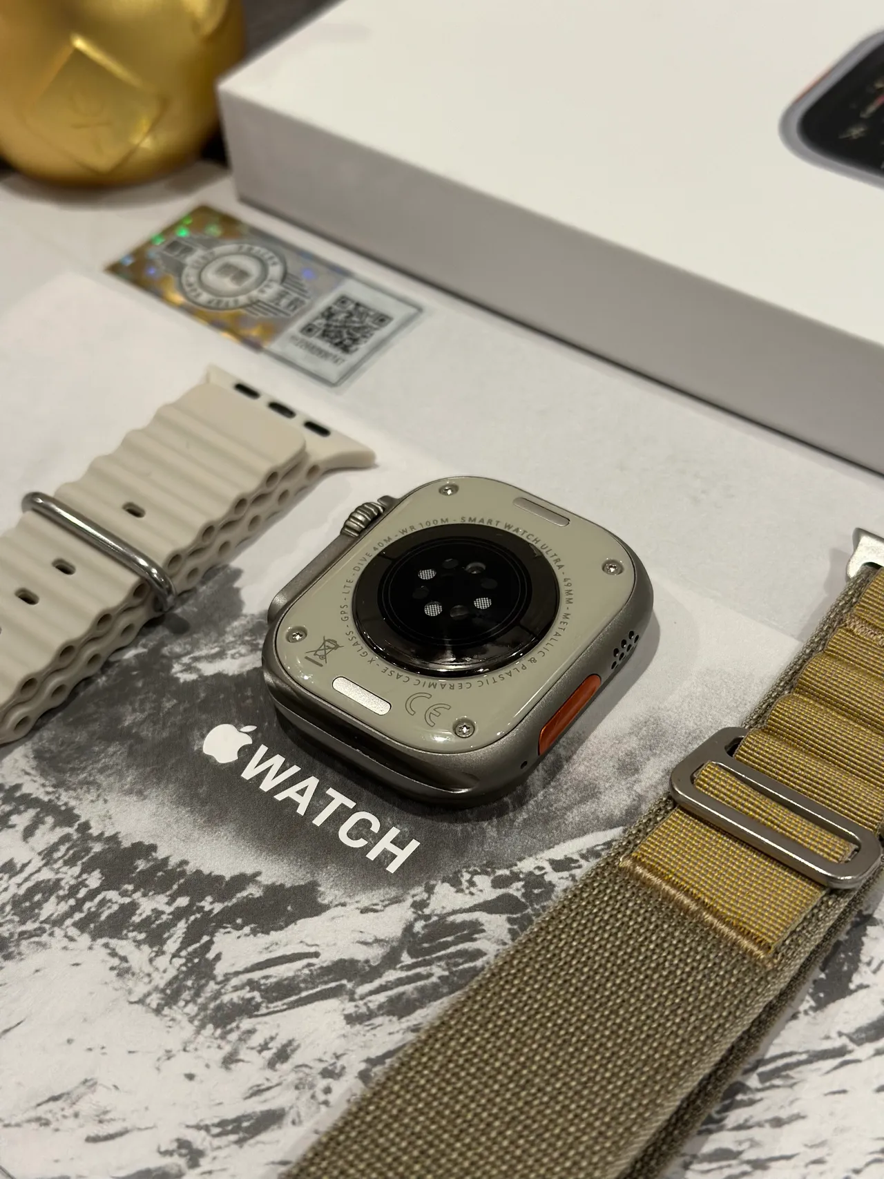 Apple Watch Ultra Titanium Gray Sports Watch 15