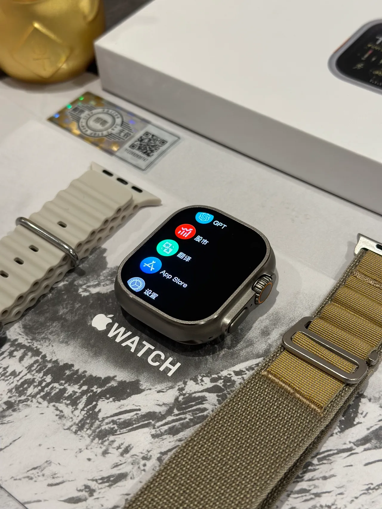 Apple Watch Ultra Titanium Gray Sports Watch 16