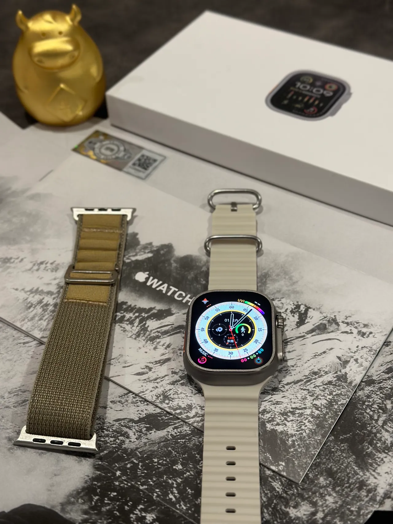 Apple Watch Ultra Titanium Gray Sports Watch 17
