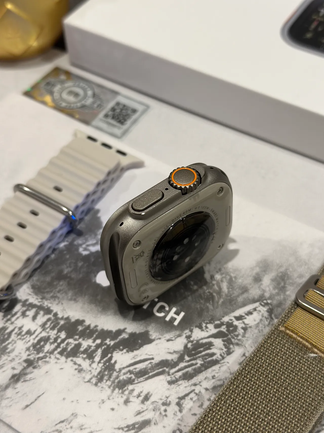 Apple Watch Ultra Titanium Gray Sports Watch 19