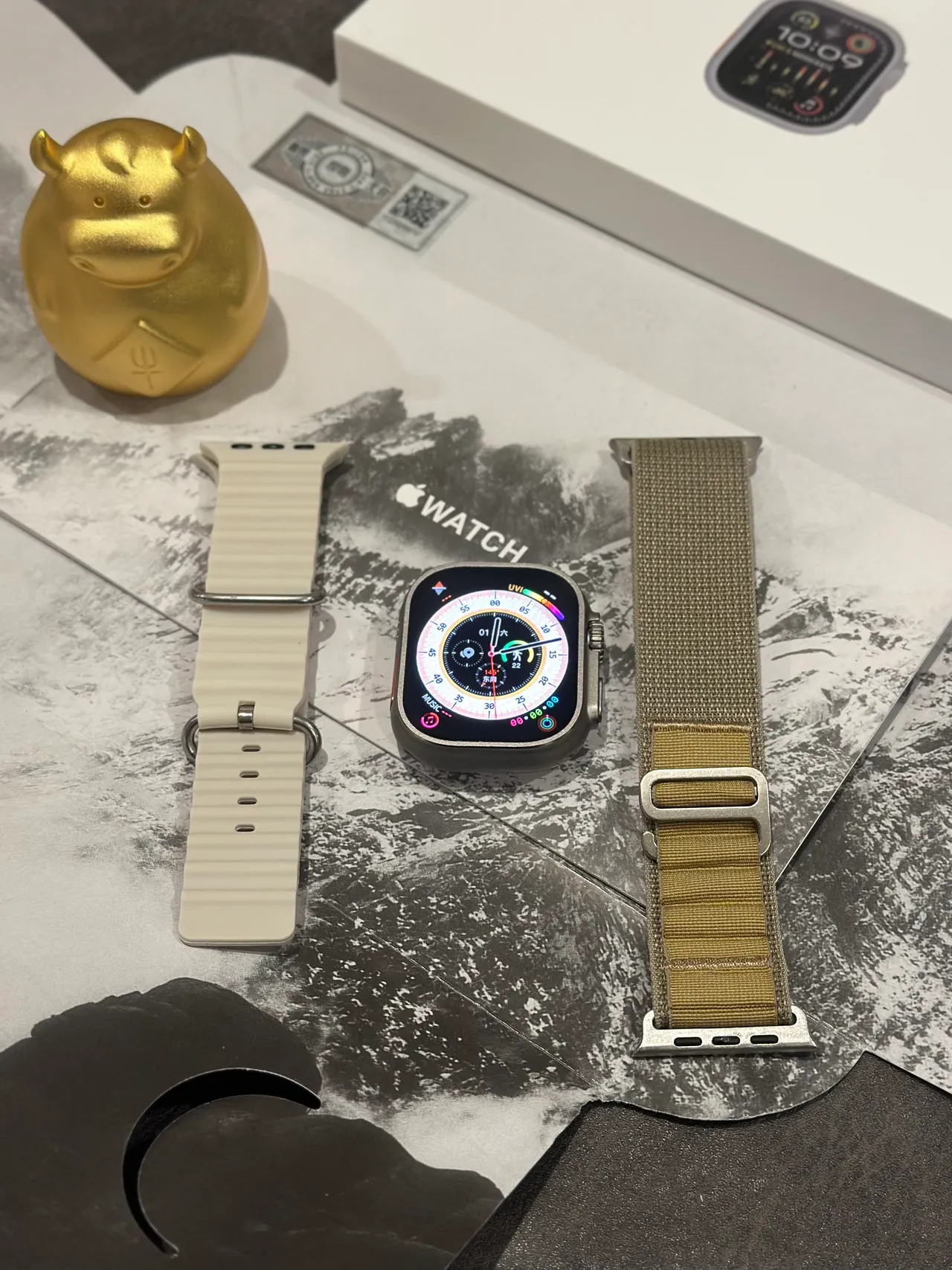 Apple Watch Ultra Titanium Gray Sports Watch 21