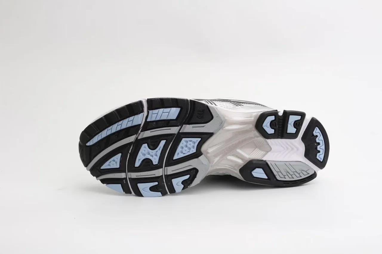 ASICS Gel-Kayano Silver Metallic and White Running Shoes 4