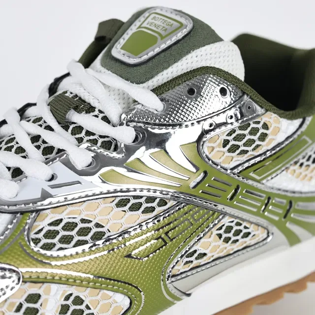 ASICS Gel-Lyte III Vert Olive Métallique Argent Sneakers Lifestyle 6
