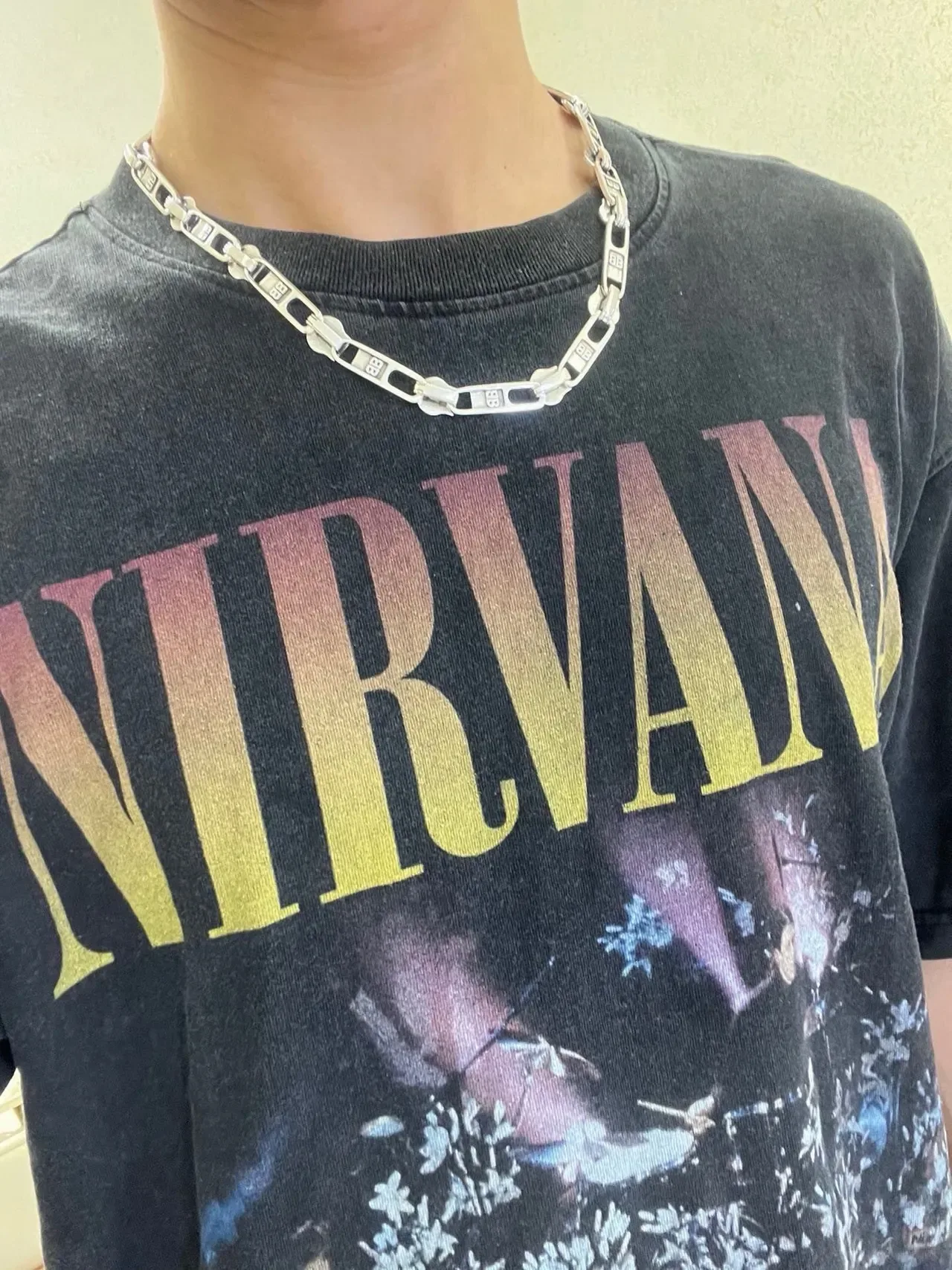 Balenciaga BB Chain Necklace Argent Chaîne Métallique 3
