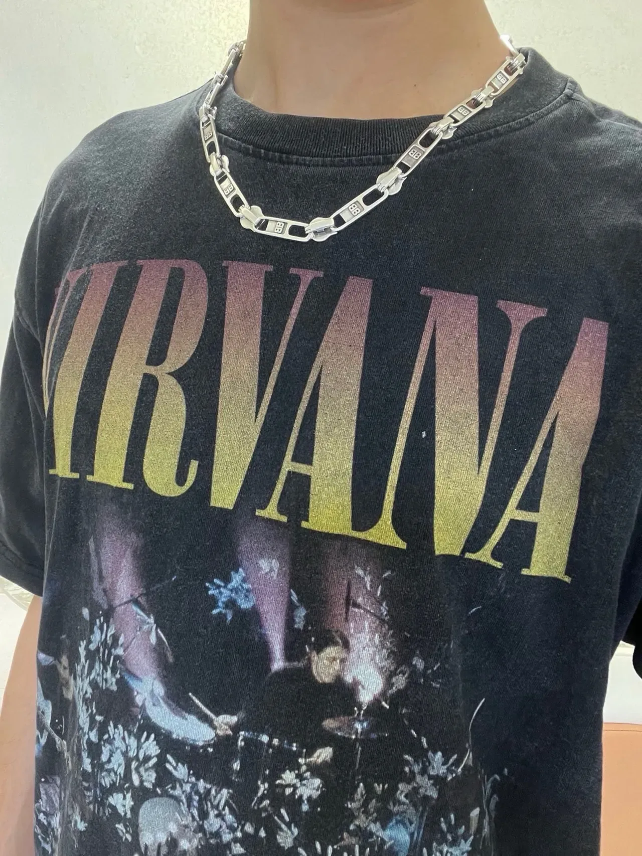 Balenciaga BB Chain Necklace Argent Chaîne Métallique 5
