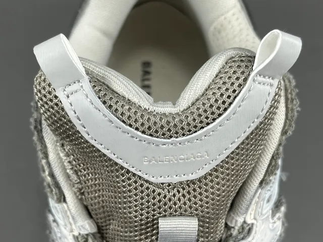Balenciaga Defender White Gray Black Chunky Sneakers 8