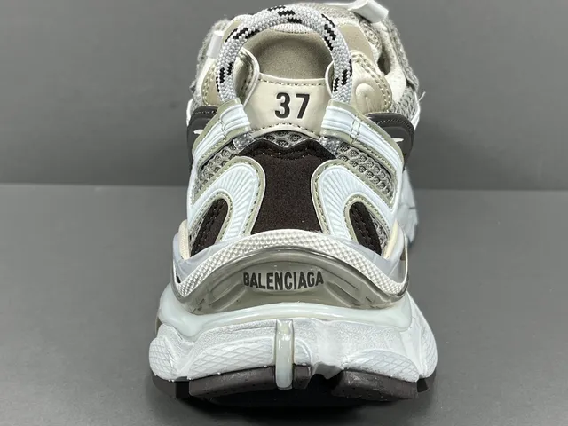 Balenciaga Defender White Gray Black Chunky Sneakers 9