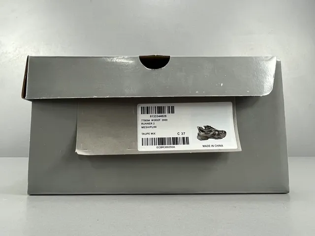 Balenciaga Defender White Gray Black Chunky Sneakers 14